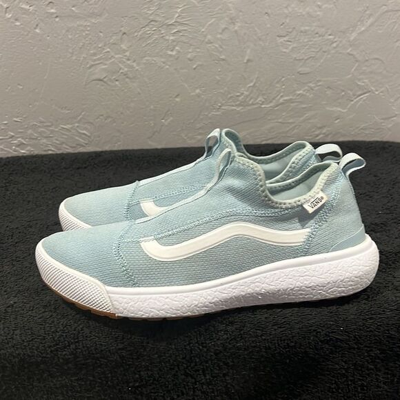 🔥🔥 VANS UltraRange Exo Sl Slip On Sneakers Women Sz 9 Winter Sky Blue - PERFEC - Picture 4 of 11